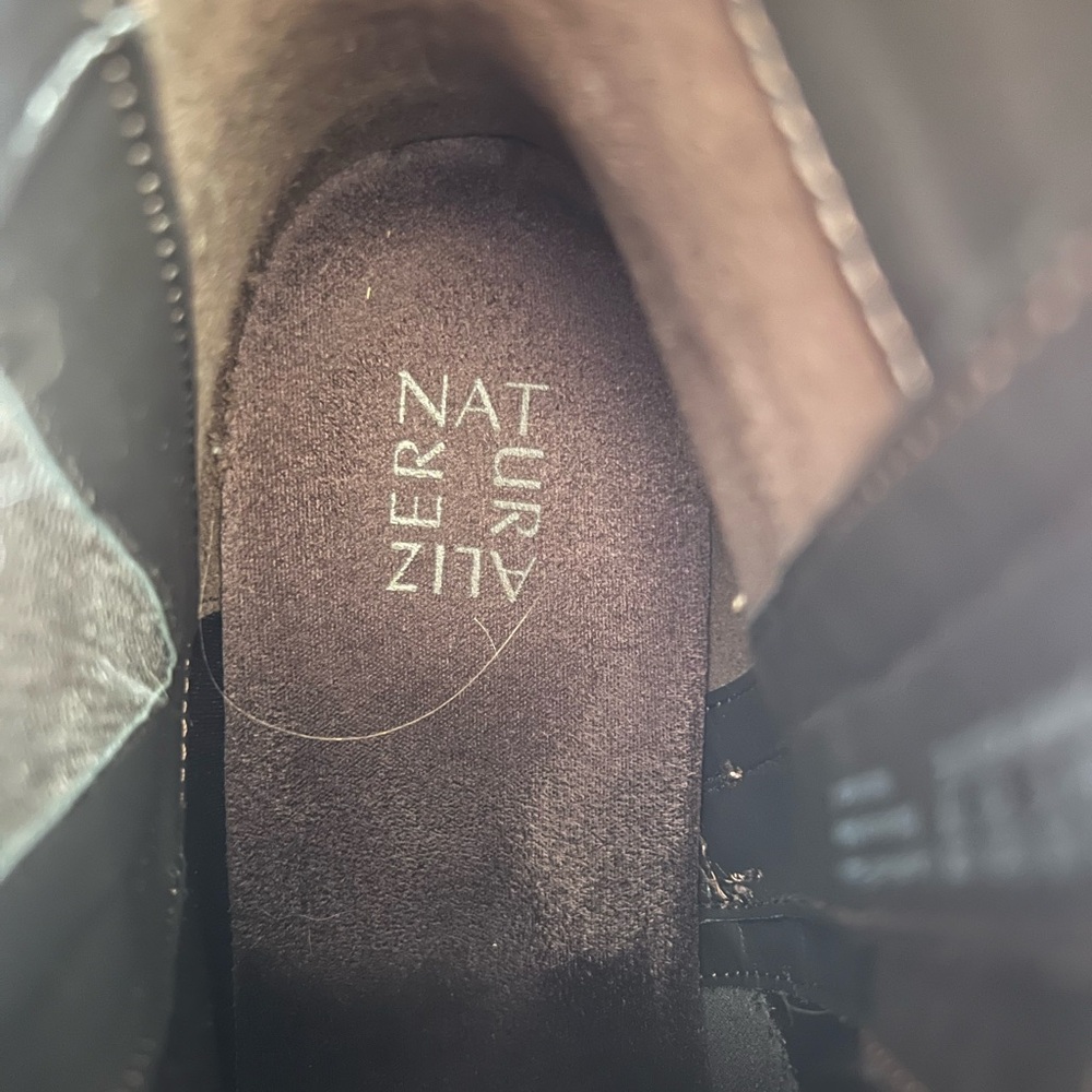 Naturalizer Dark Brown Ankle Booties - Picture 6 of 7